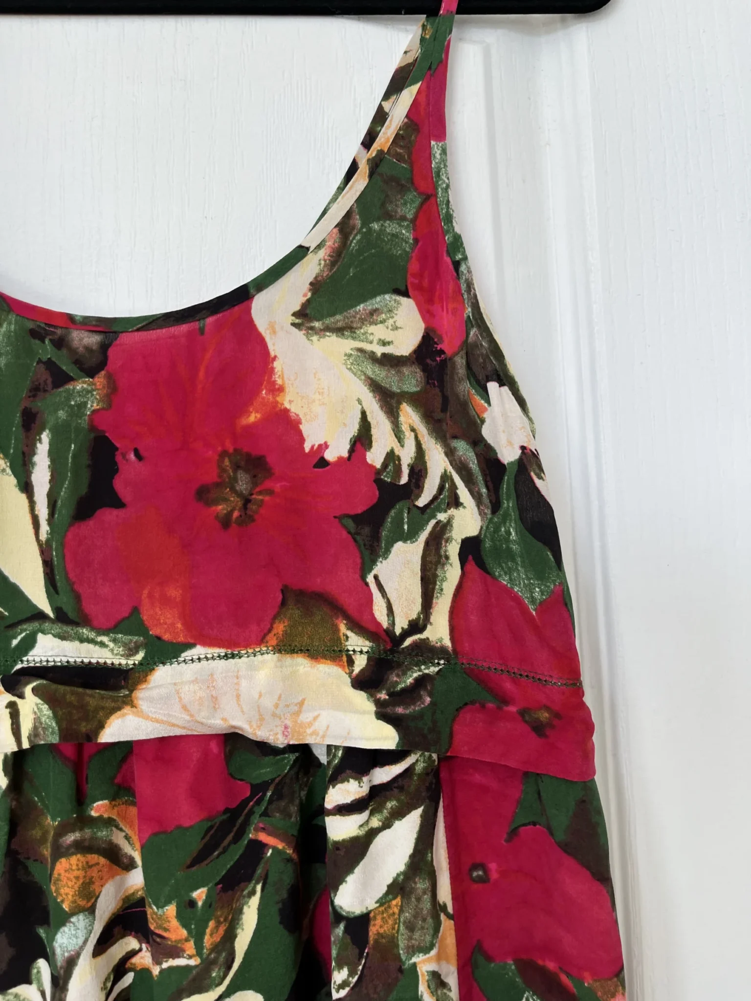Image for Wilfred dress in silk, size S, floral motifs
