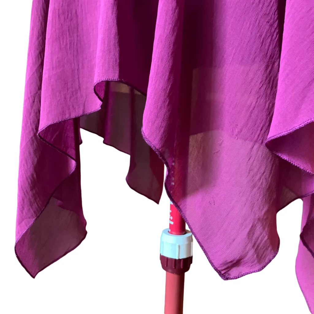 Image for Twik – Robe midi asymétrique fuchsia (ourlet hi-low) – Taille M