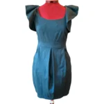 Featured thumbnail for Pink Martini – Robe verte midi à manches évasées – Taille M