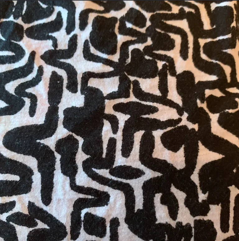 Image for Velvet – Robe courte tube sans bretelles noir et blanc imprimé – Taille M
