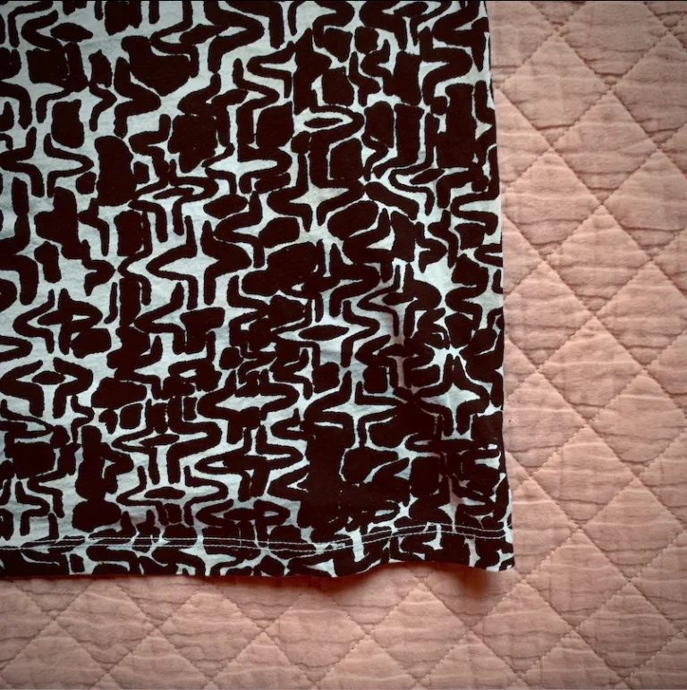 Image for Velvet – Robe courte tube sans bretelles noir et blanc imprimé – Taille M