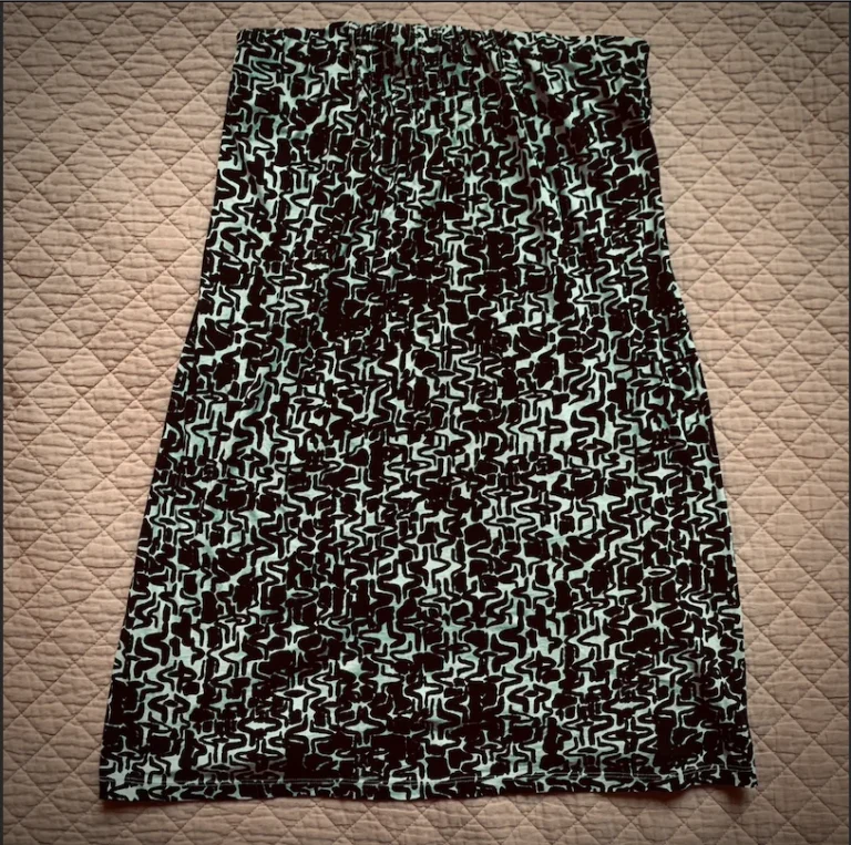 Image for Velvet – Robe courte tube sans bretelles noir et blanc imprimé – Taille M