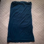 Thumbnail for Velvet by Graham & Spencer - Dark Navy Strapless Tube Ruched Dress – Size M