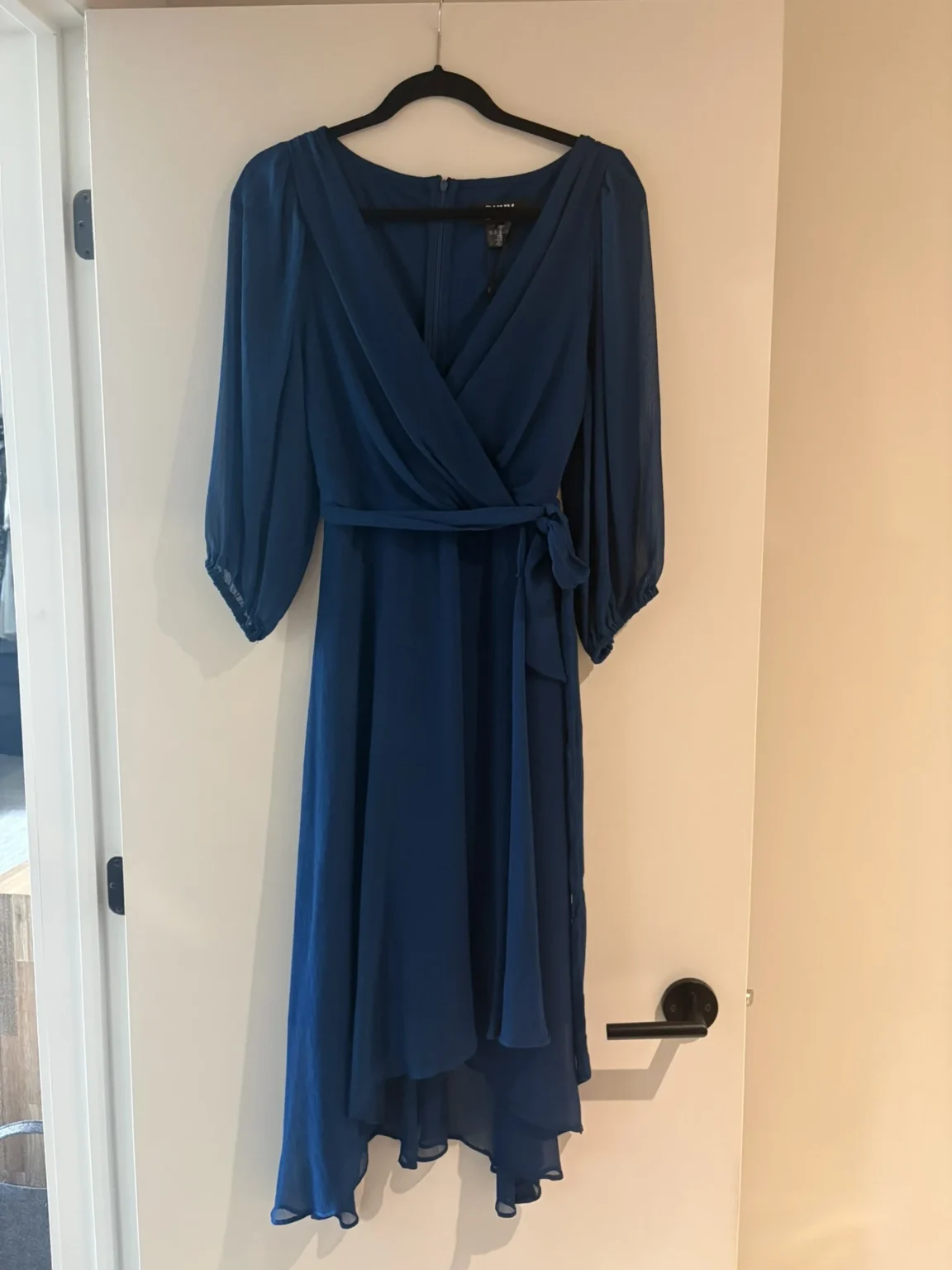 Image for Robe portefeuille plissée DKNY