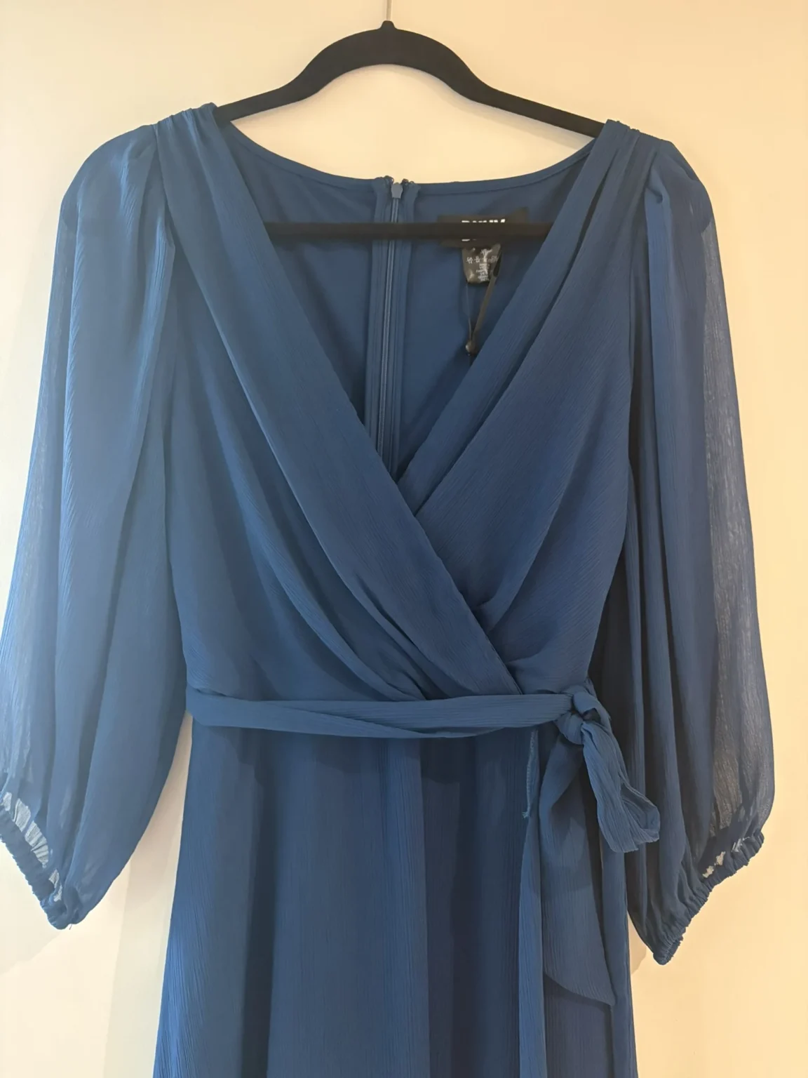 Image for Robe portefeuille plissée DKNY