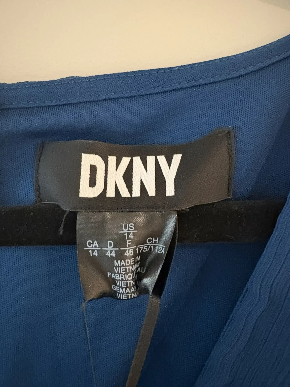 Image for Robe portefeuille plissée DKNY