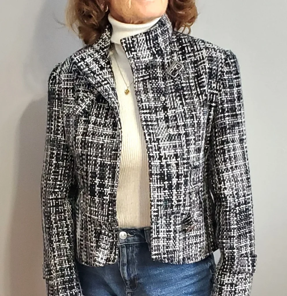 Featured image for Blazer en tweed