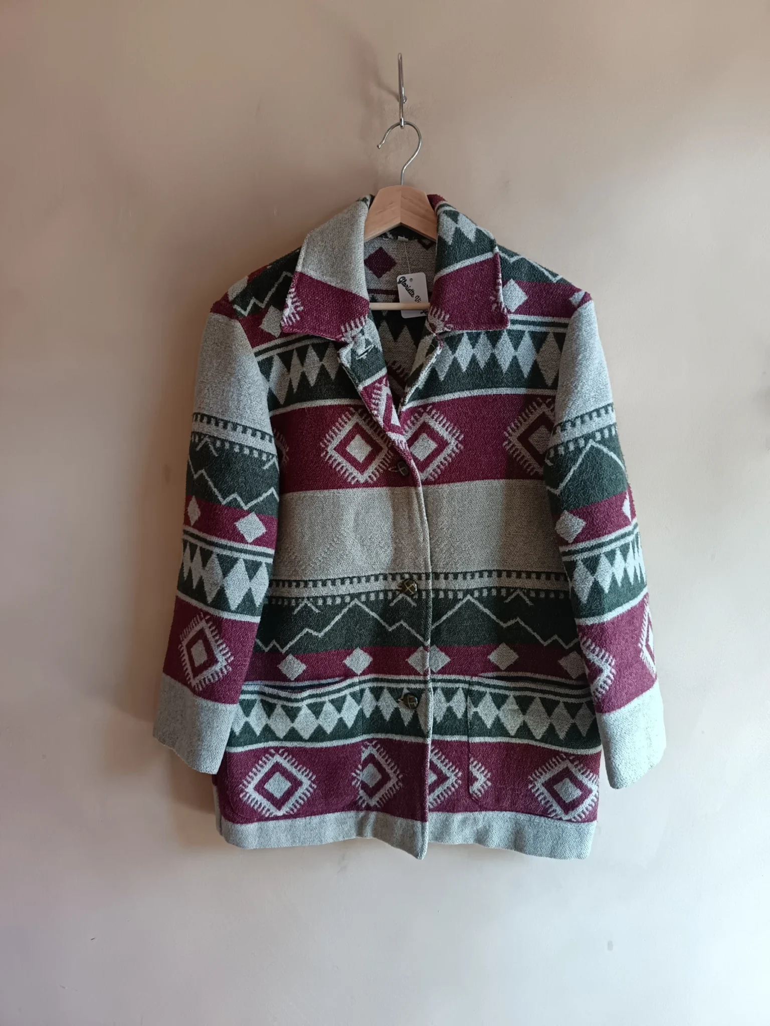 Featured image for Veste imprimée en laine mélangée made in Ukraine