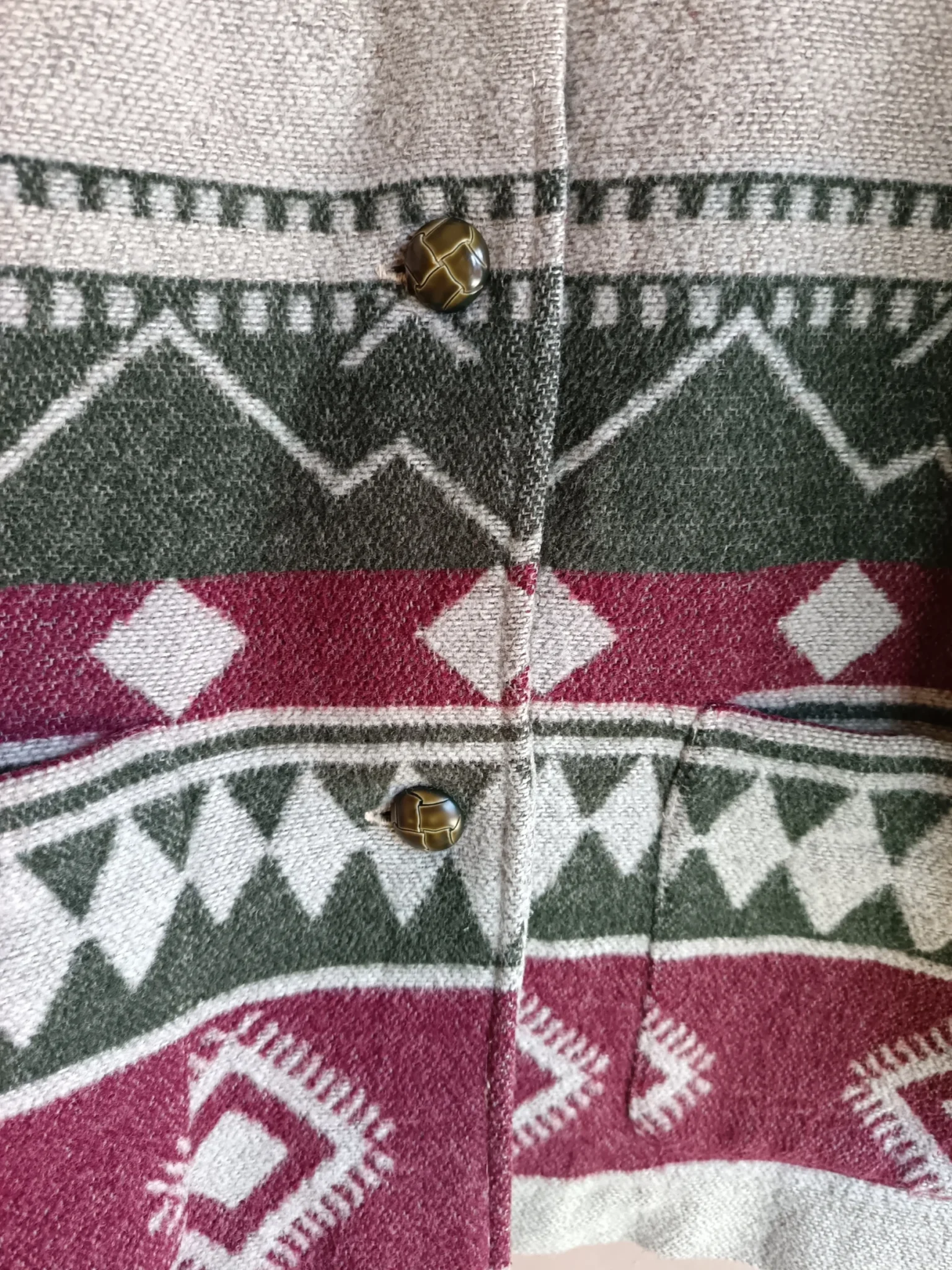 Image for Veste imprimée en laine mélangée made in Ukraine