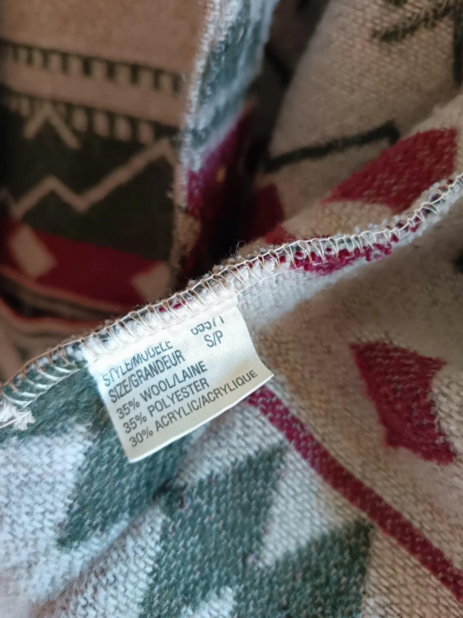 Image for Veste imprimée en laine mélangée made in Ukraine