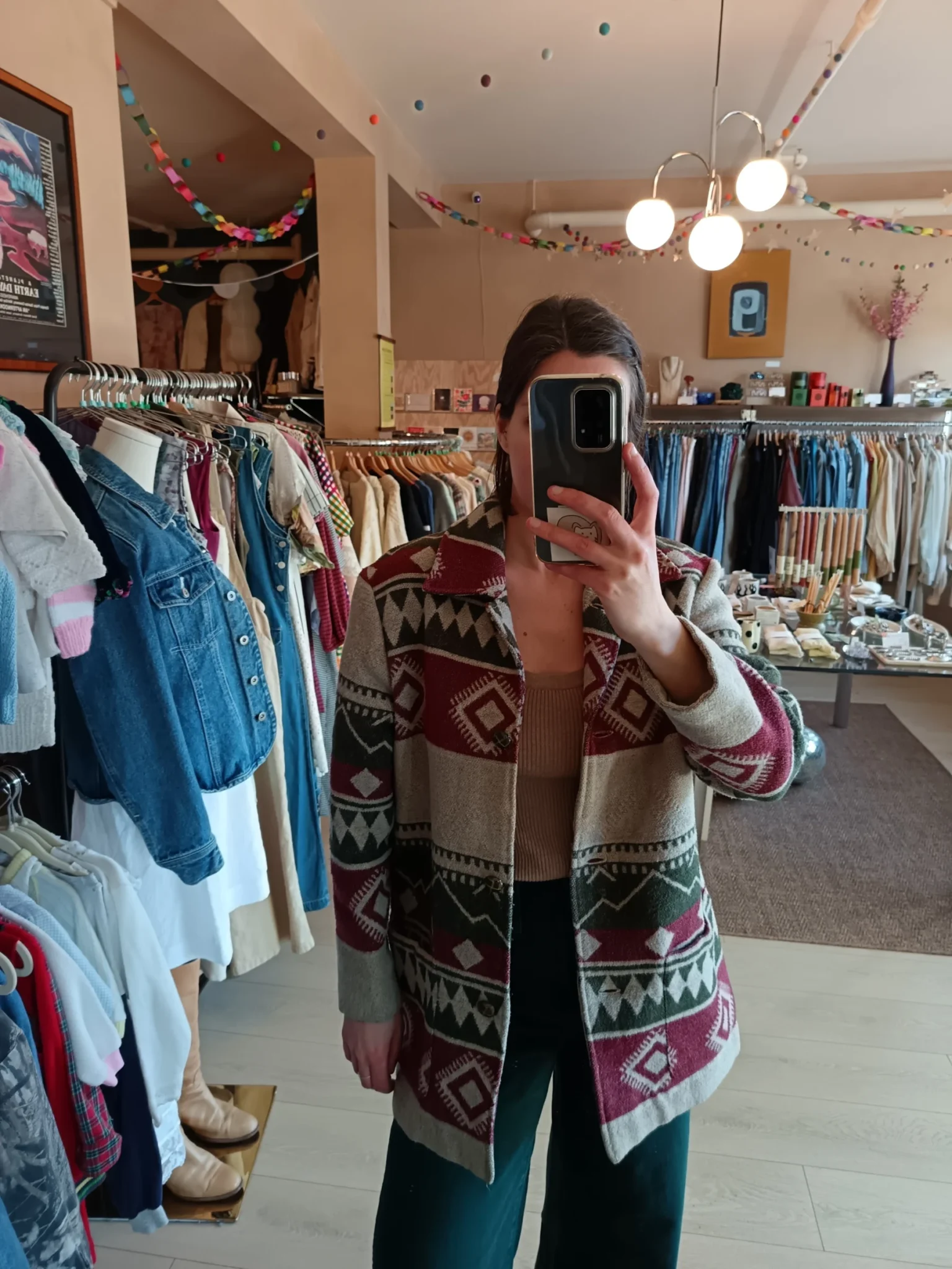 Image for Veste imprimée en laine mélangée made in Ukraine