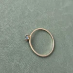 Thumbnail for Bague plaquée or et topaz
