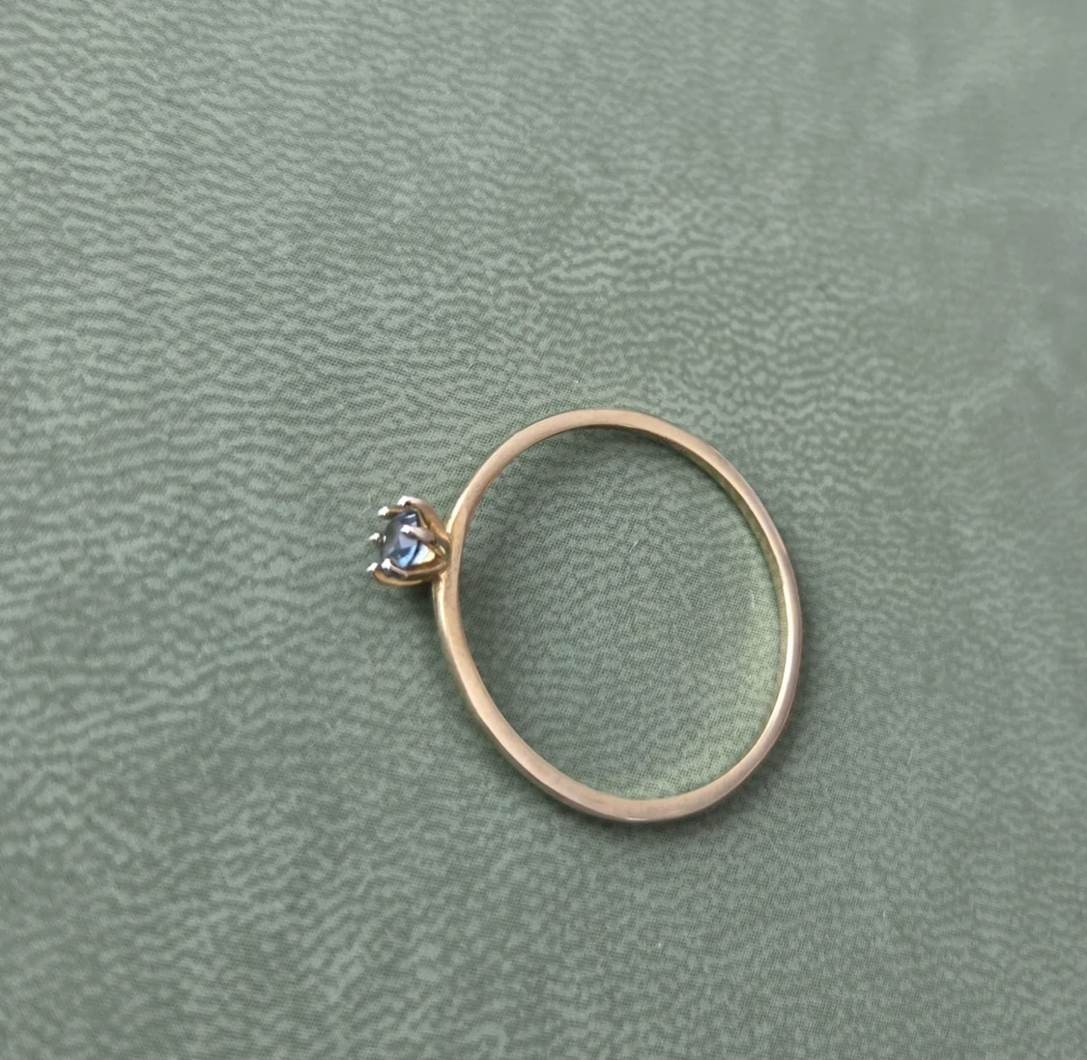 Image for Bague plaquée or et topaz