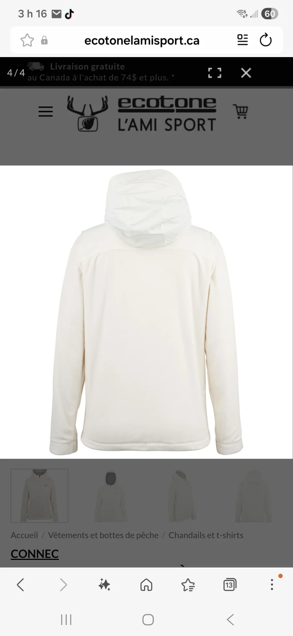 Image for Hoodie anti moustiques
