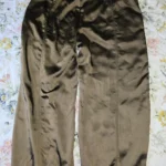 Thumbnail for DEX PANTALON SATIN A BOUCLE CHEVILLE