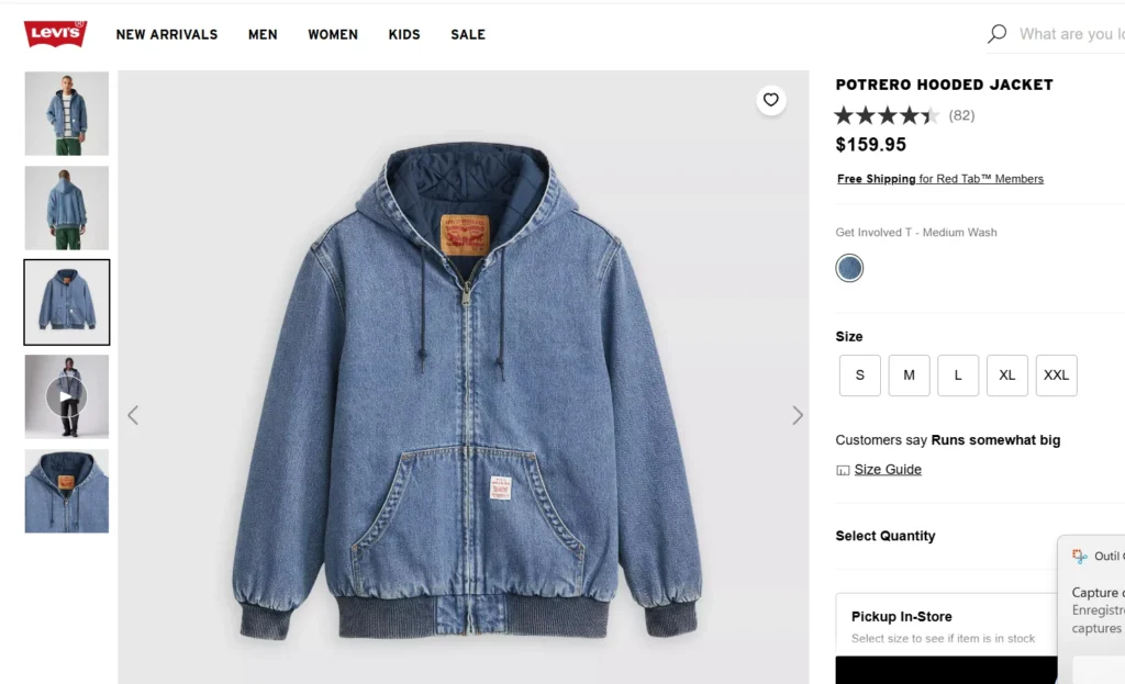 Image for Veste Jeans Levi's