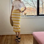 Thumbnail for Nugget! Max Mara summer knit skirt