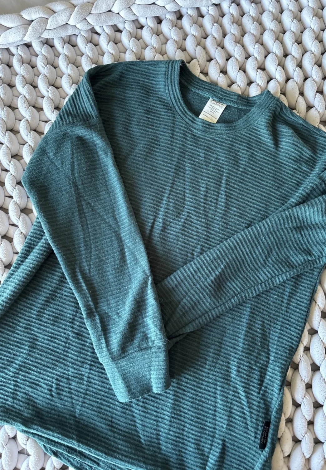 FPUM - Pull sarcelle Fait par une maman seconde main