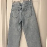 Thumbnail for Jeans Taille haute jambe large 3/4