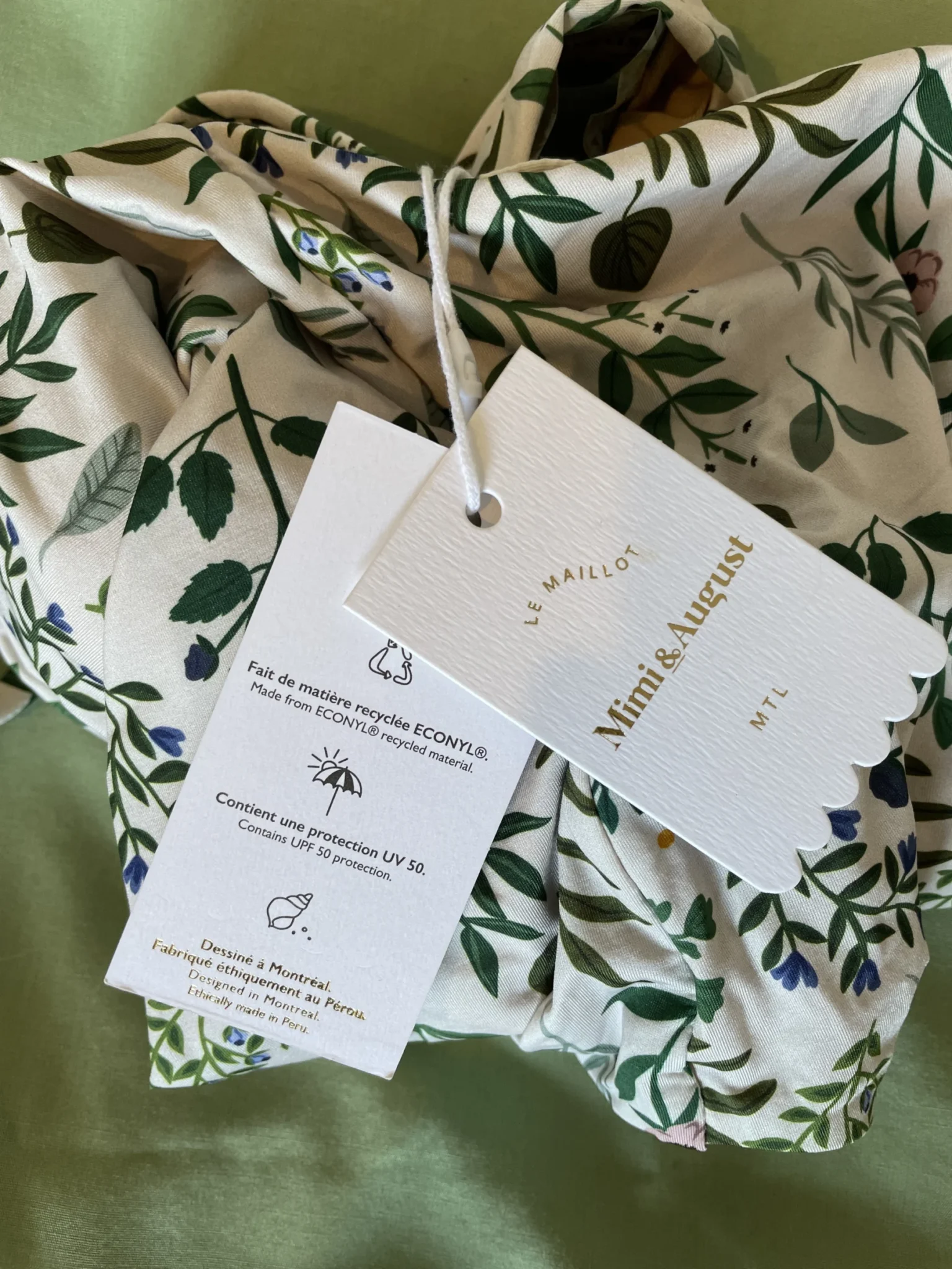 Image for Maillot une pièce motif fleurs Mimi et August