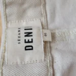 Thumbnail for Sézane "Le wide Leg" pantalon écru chiné neuf avec étiquette, taille 46 / US 14
