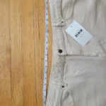 Thumbnail for Sézane "Le wide Leg" pantalon écru chiné neuf avec étiquette, taille 46 / US 14