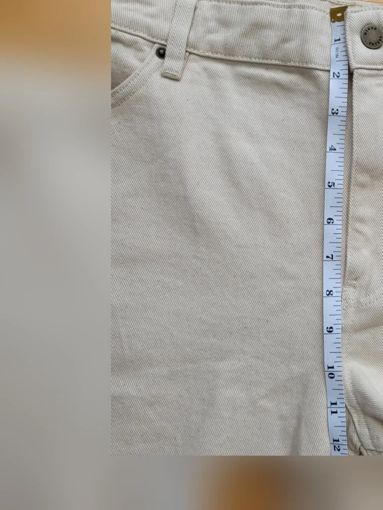 Image for Sézane "Le wide Leg" pantalon écru chiné neuf avec étiquette, taille 46 / US 14