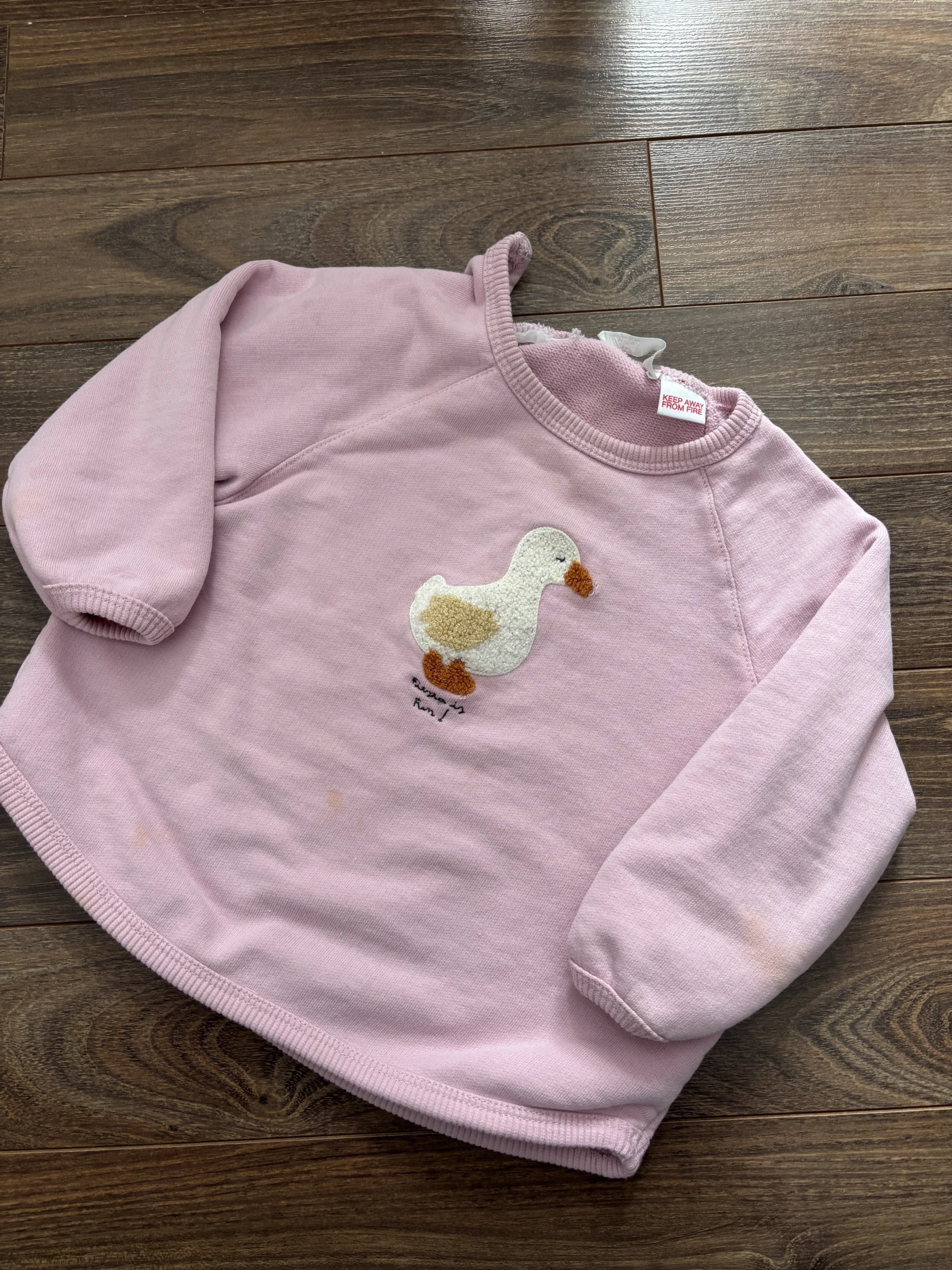 Sweat en velours Zara seconde main