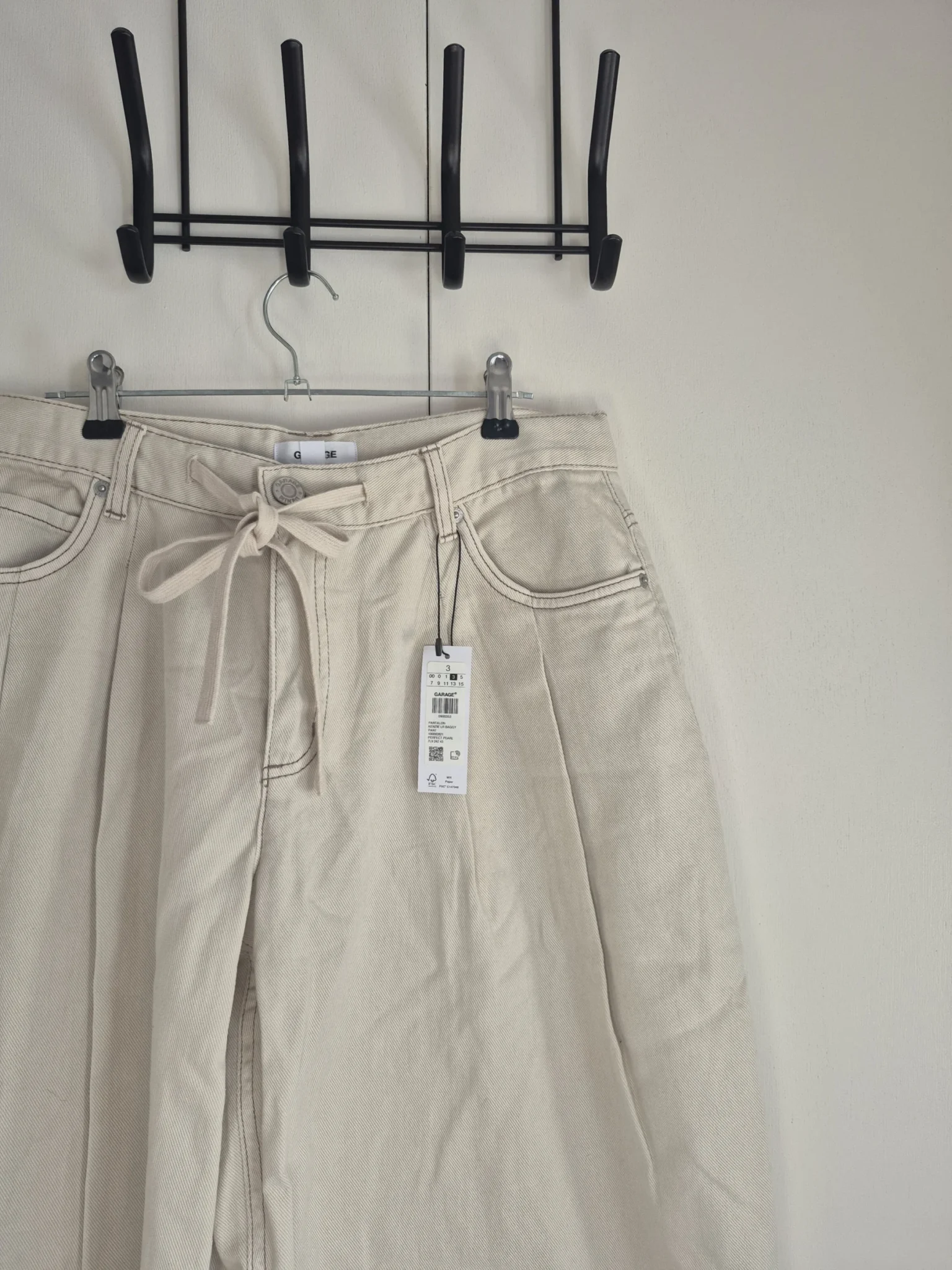 Image for Pantalon Garage beige baggy grandeur 3