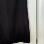 Thumbnail for Maje dress size 1 - S chic black white and electric blue with silk yoke