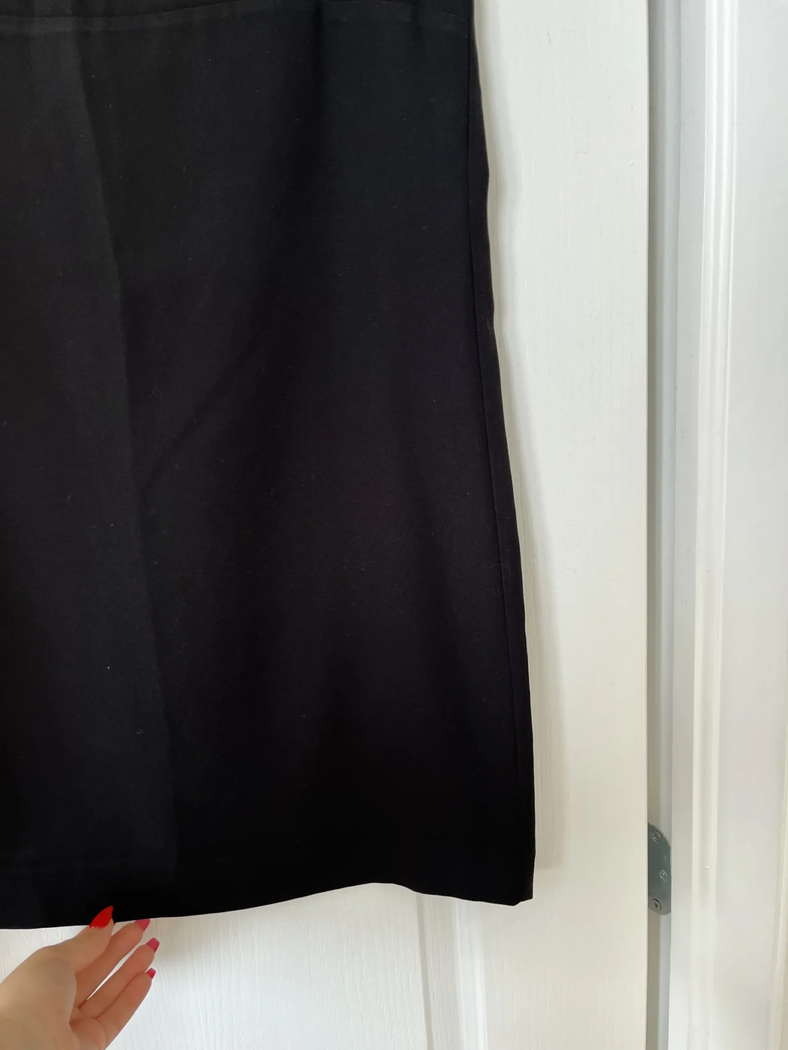 Image for Maje dress size 1 - S chic black white and electric blue with silk yoke
