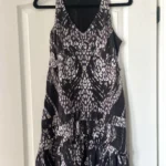 Featured thumbnail for Iro 100% silk patterned dress size 38