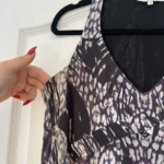 Thumbnail for Iro 100% silk patterned dress size 38