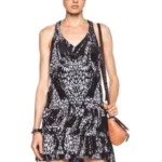 Thumbnail for Iro 100% silk patterned dress size 38