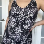 Thumbnail for Iro 100% silk patterned dress size 38
