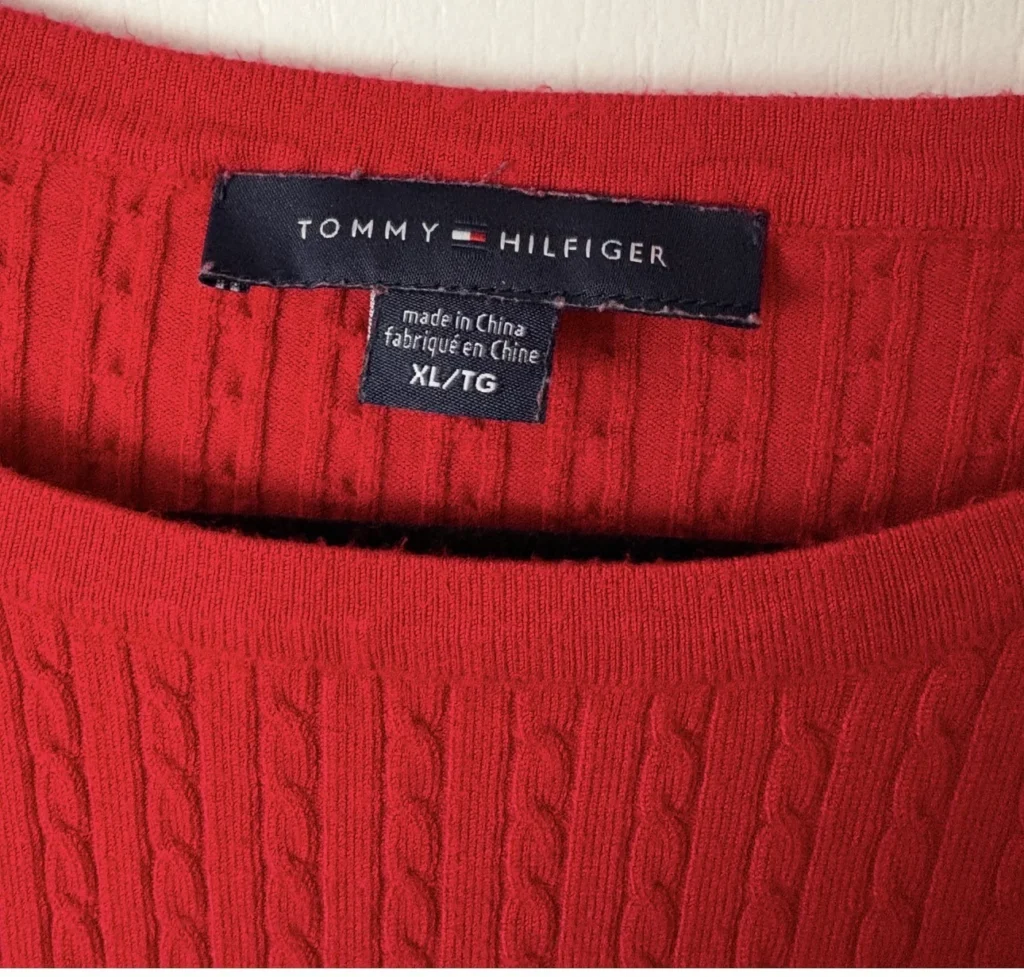 Image for Chandail rouge - Tommy Hilfiger