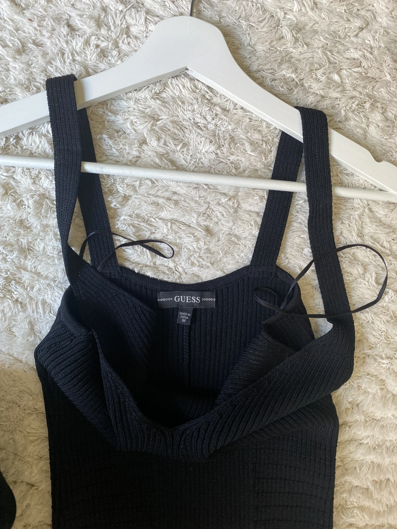 Image for Robe Guess en tricot noir