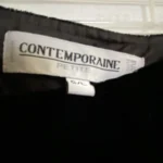 Thumbnail for Black velvet skirt