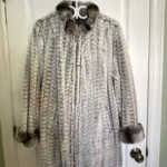 Thumbnail for Reversible leather coat