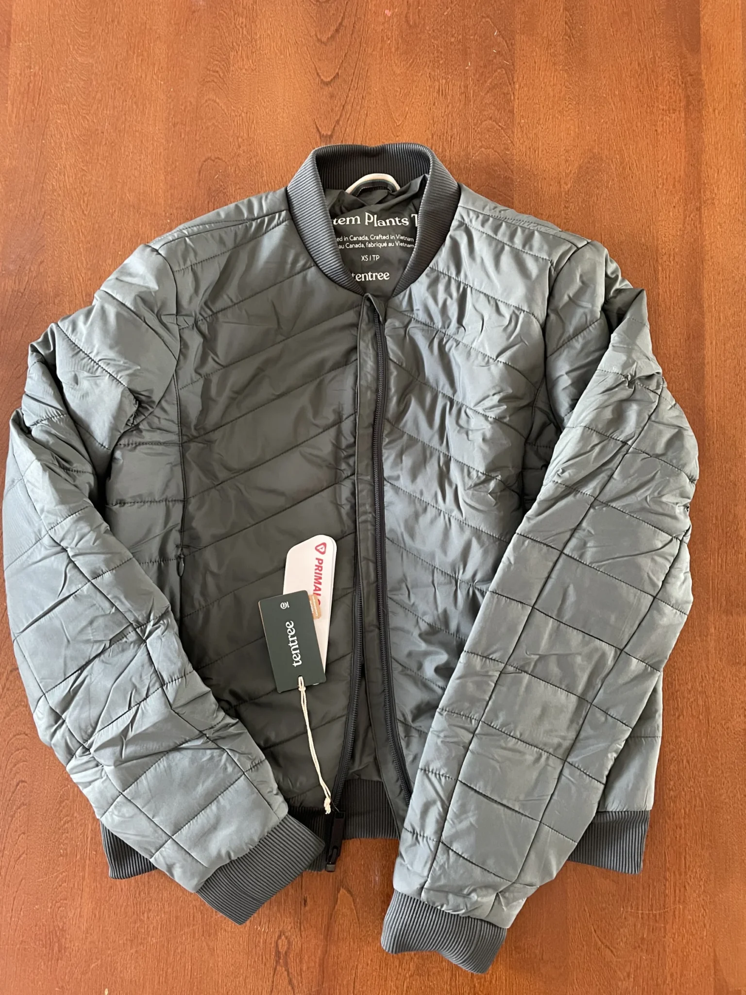 Featured image for Tentree women's bomber coat