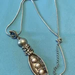 Featured thumbnail for Création Osmose - Collier en étain et perles
