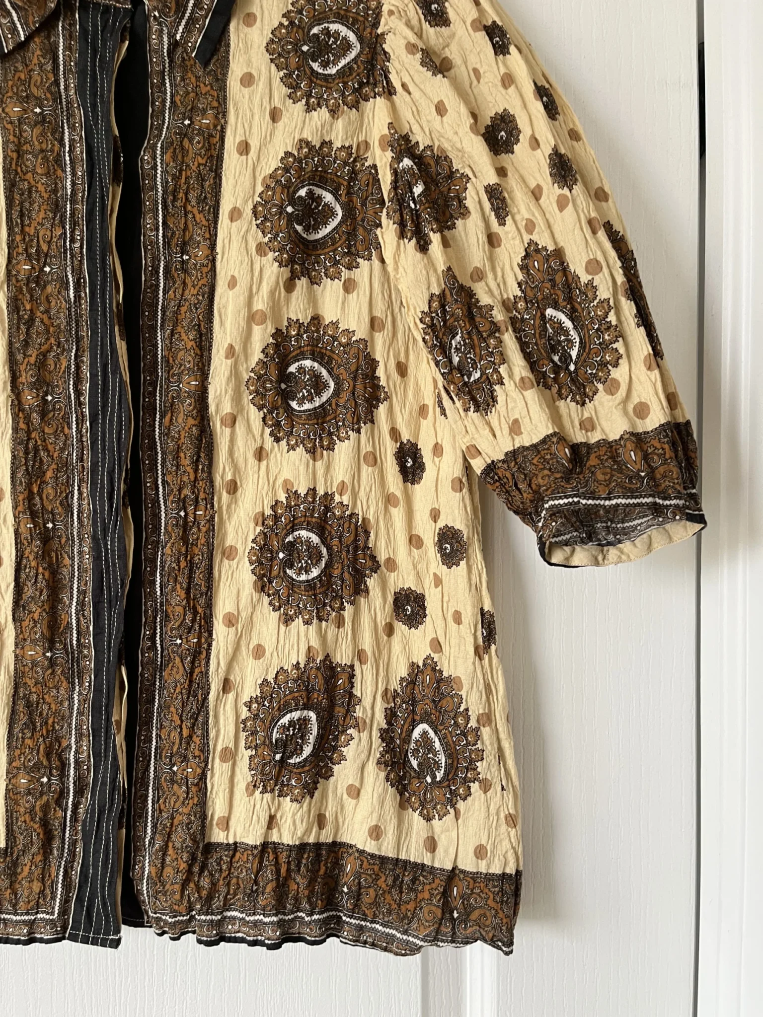 Image for Women's Sandro patterned shirt size 3 - L, blue and brown
