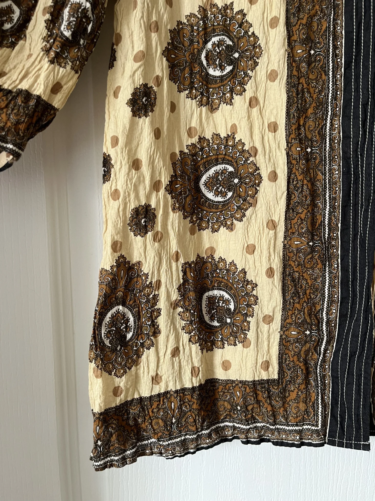 Image for Women's Sandro patterned shirt size 3 - L, blue and brown