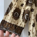 Thumbnail for Women's Sandro patterned shirt size 3 - L, blue and brown