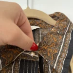 Thumbnail for Women's Sandro patterned shirt size 3 - L, blue and brown