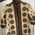 Thumbnail for Women's Sandro patterned shirt size 3 - L, blue and brown