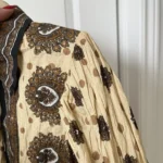 Thumbnail for Women's Sandro patterned shirt size 3 - L, blue and brown
