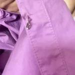 Thumbnail for Never Fully Dressed blouse size 8US - 40FR purple with ruffles
