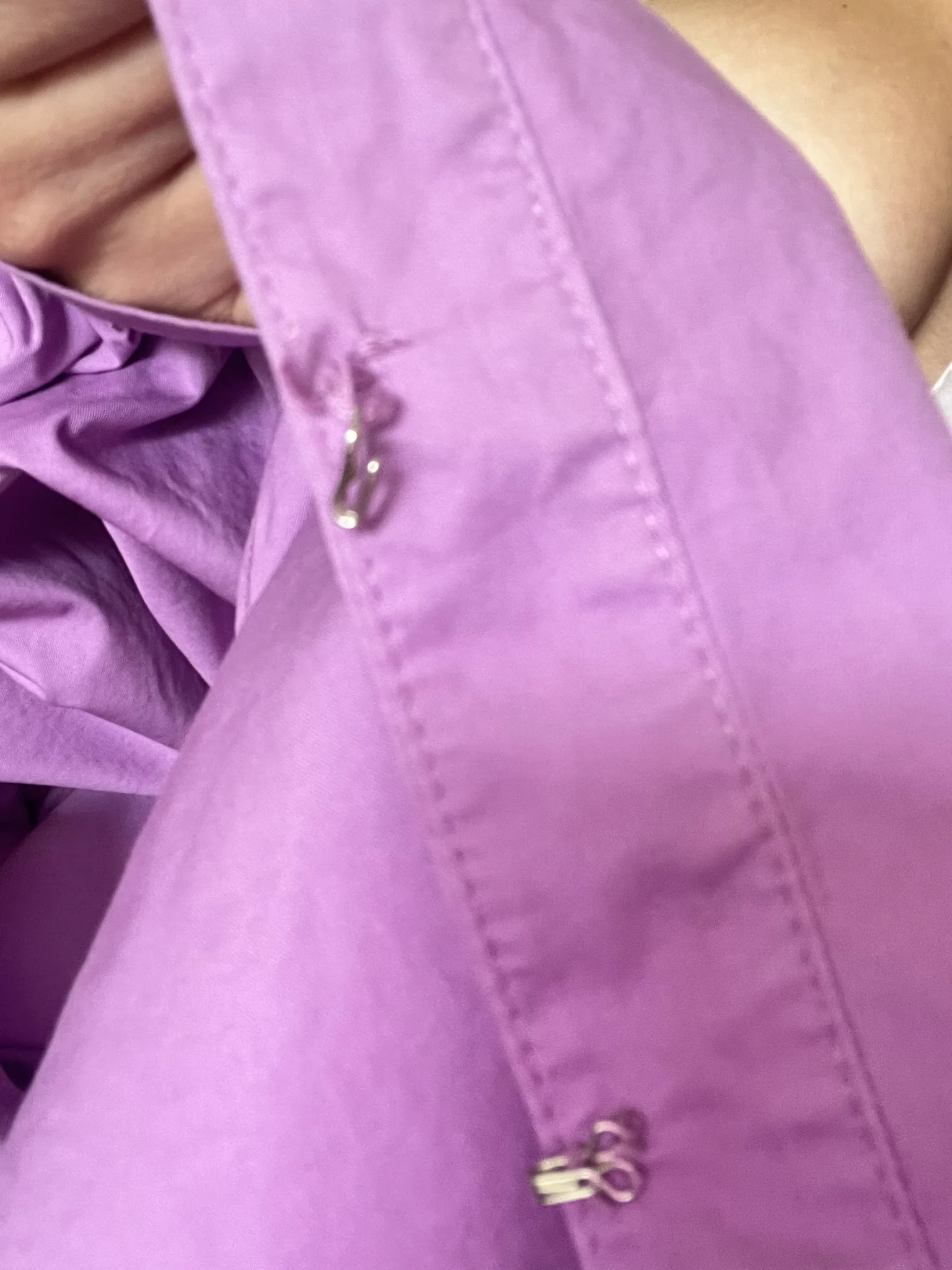 Image for Never Fully Dressed blouse size 8US - 40FR purple with ruffles
