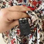 Thumbnail for Isabel Marrant size 40 white floral silk dress